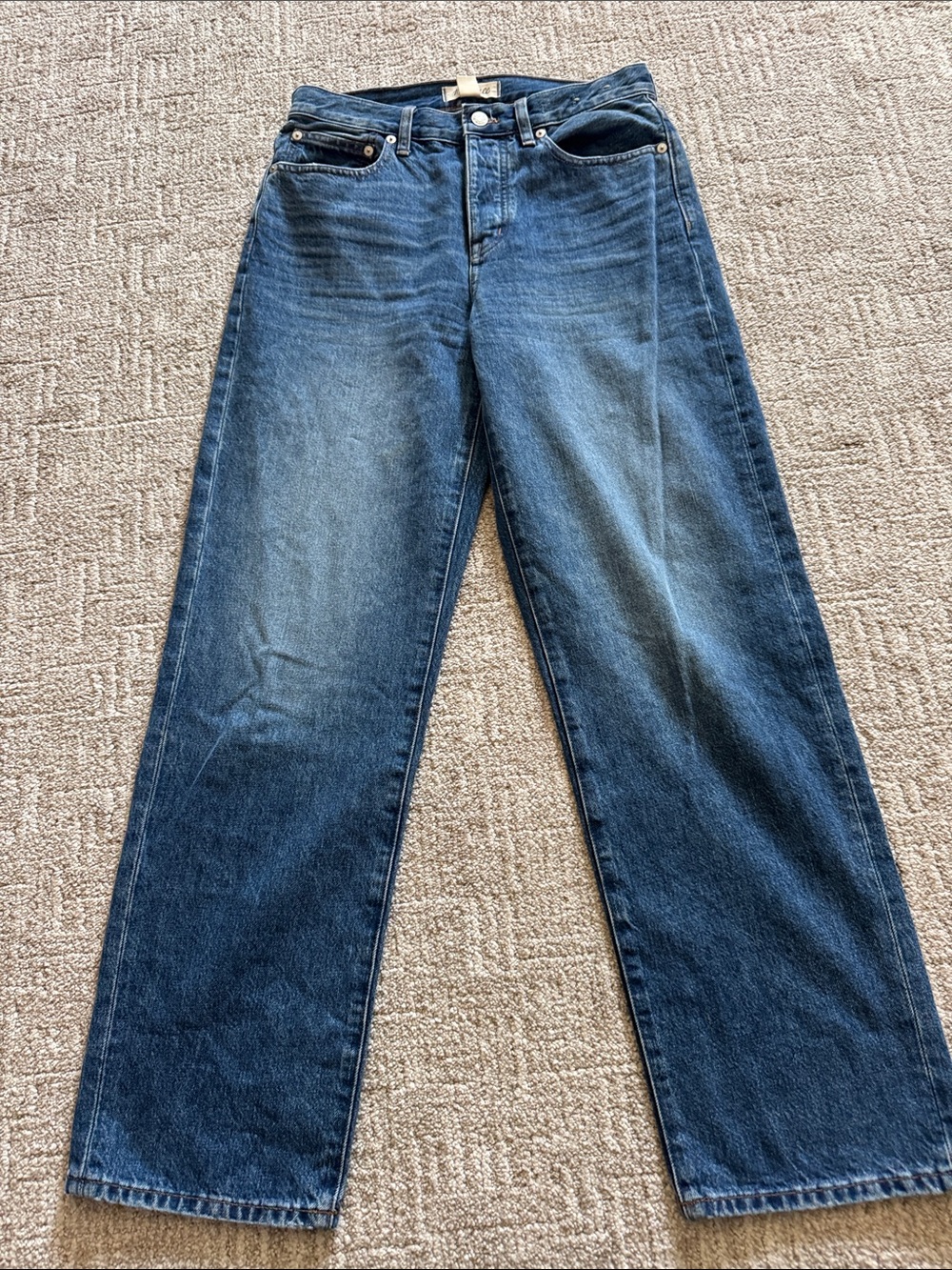 Madewell low slung denim